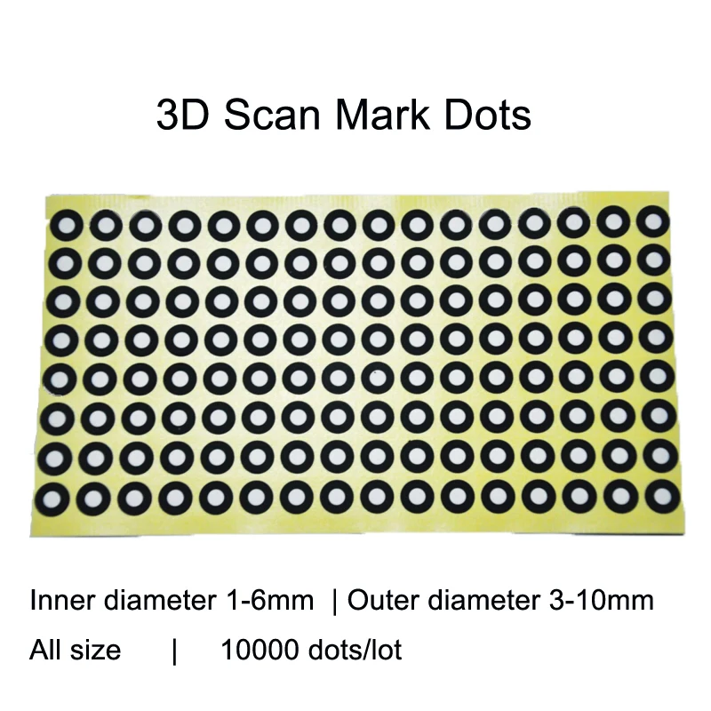 3D сканирование точки маркировки датчик определения метки точка