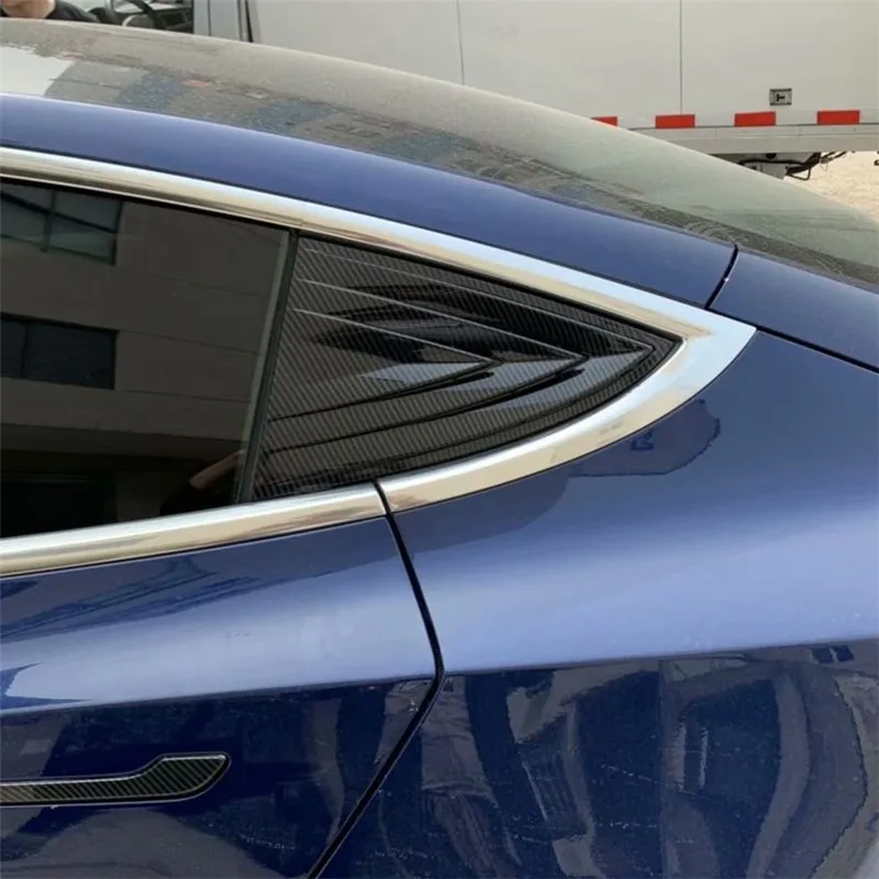 WELKINRY car auto cover for TESLA MODEL 3 2018 2019 ABS chrome rear tail window frame C column pillar triangle trim
WELKINRY car auto cover for TESLA MODEL 3 2018 2019 ABS chrome rear tail window frame C column pillar triangle trim