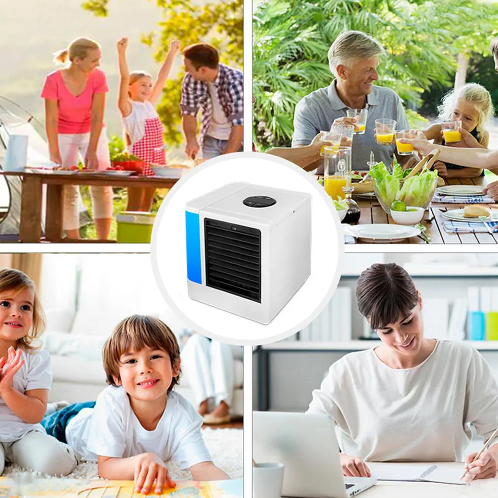 Mini USB Portable Air Conditioner Humidifier 7 Colors Light Desktop Air Purifier Air Cooler Fans Air Conditioner Device Dropship
Mini USB Portable Air Conditioner Humidifier 7 Colors Light Desktop Air Purifier Air Cooler Fans Air Conditioner Device Dropship