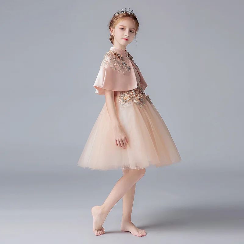 2019 New Lace Wedding Holy Dress the Flower Girl Zipper Party Banquet Show Ball Vestidos De Fiesta | Свадьбы и торжества