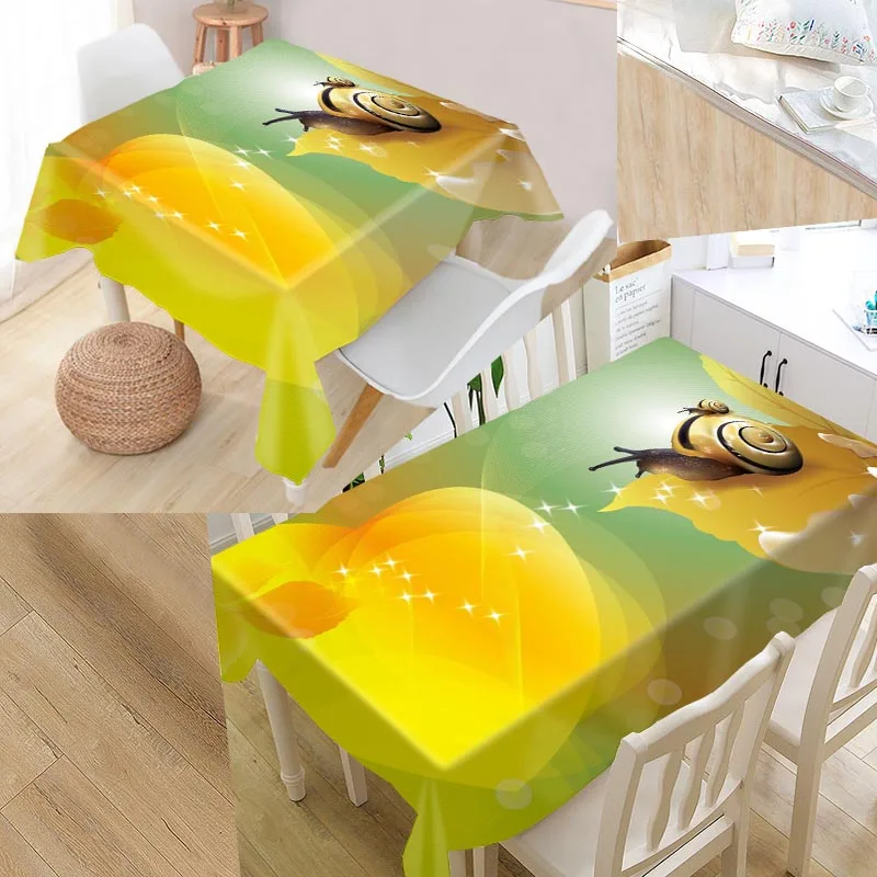 Snail Custom Table Cloth Oxford Fabric Rectangular Waterproof Oilproof Table Cover Family Party Tablecloth
Snail Custom Table Cloth Oxford Fabric Rectangular Waterproof Oilproof Table Cover Family Party Tablecloth