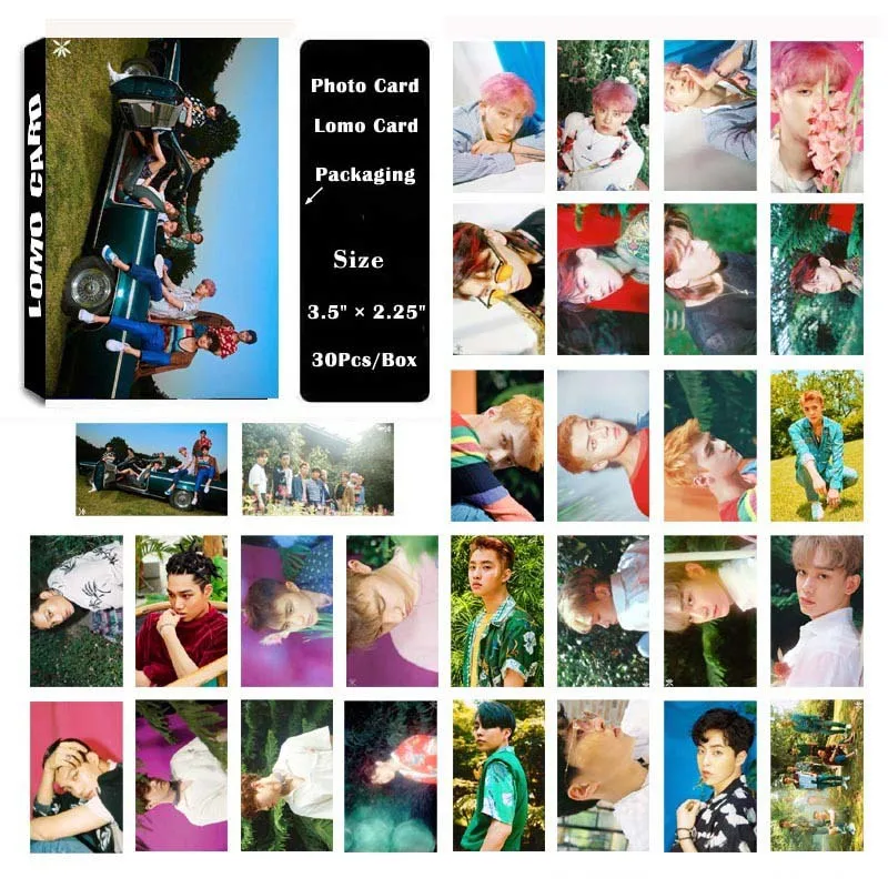 Альбом KPOP EXO THE WAR KOKOBOP самодельная бумага ЛОМО карта фото карты постер HD