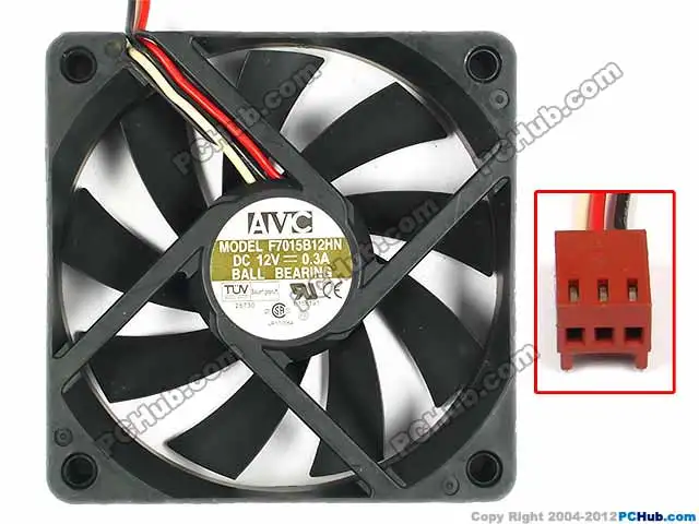 Серверный охлаждающий вентилятор AVC F7015B12HN, постоянный ток 12 В, 0,3 а, 70x70x15 мм, 3-проводной
Серверный охлаждающий вентилятор AVC F7015B12HN, постоянный ток 12 В, 0,3 а, 70x70x15 мм, 3-проводной