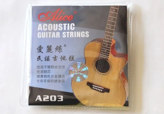 Free shipping Two sets of a203 alice acoustic guitar strings wood guitar string set
Free shipping Two sets of a203 alice acoustic guitar strings wood guitar string set