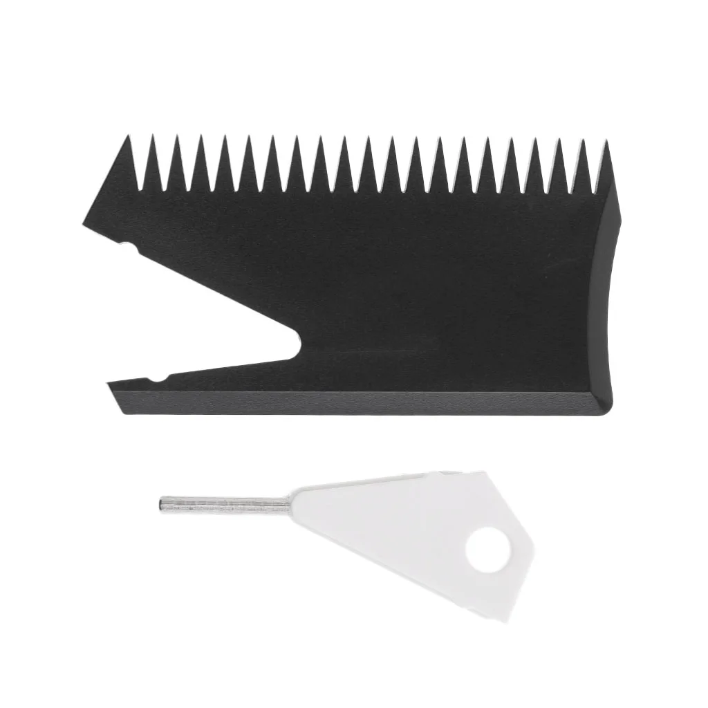 High Quality Plastic Surfboard Wax Comb Surf Board Wax Remove Comb with Fin Key Black Water Sports Surfing Accessories
High Quality Plastic Surfboard Wax Comb Surf Board Wax Remove Comb with Fin Key Black Water Sports Surfing Accessories
