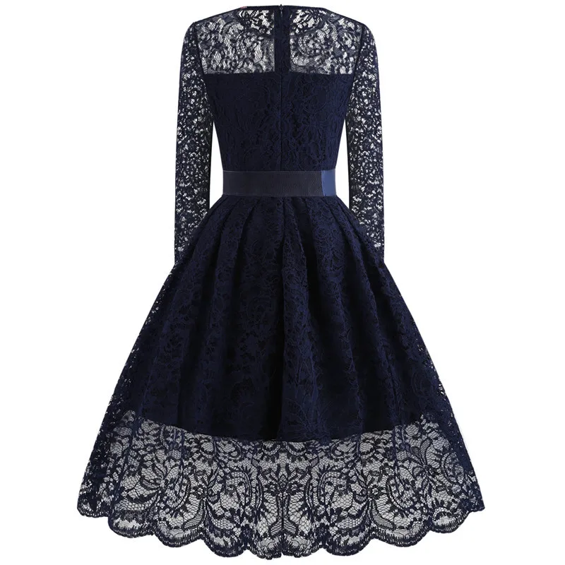 2018 New Female Dress Sexy Long Sleeve O Neck Robe Vintage Retro Casual Party Rockabilly 50s 60s Lace Women Dress
2018 New Female Dress Sexy Long Sleeve O Neck Robe Vintage Retro Casual Party Rockabilly 50s 60s Lace Women Dress
