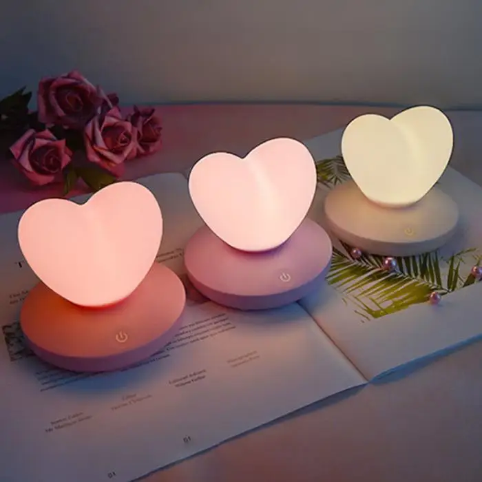 LED Touch Control Table Lamp USB Rechargable girl Modeling lamp Energy saving Romantic Love Heart shape Decoration Night Light
LED Touch Control Table Lamp USB Rechargable girl Modeling lamp Energy saving Romantic Love Heart shape Decoration Night Light