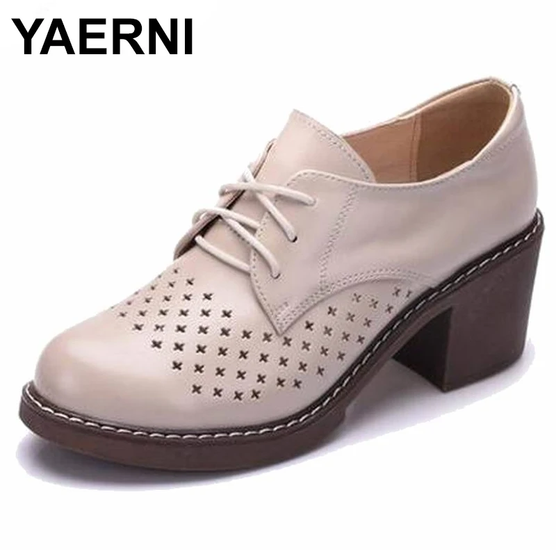 YAERNI 2021 summer pumps female handmade genuine leather women casual comfortable woman shoes Pumps women summer shoes E487
YAERNI 2021 summer pumps female handmade genuine leather women casual comfortable woman shoes Pumps women summer shoes E487