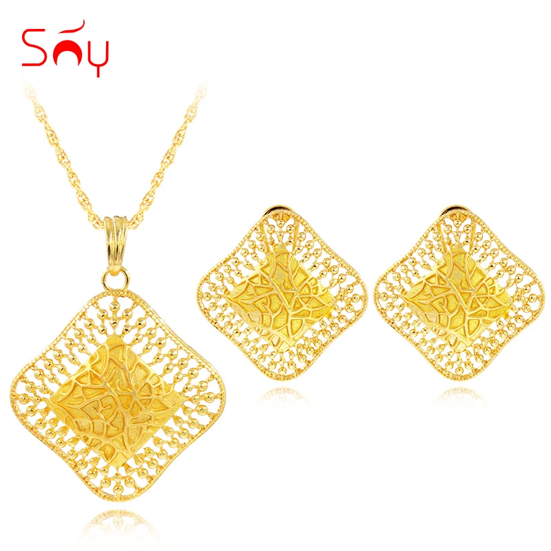 Sunny Jewelry Alloy Square Hollow Out Women Jewelry Sets Necklace Earrings Pendant For Party Wedding Daily Vintage Jewelry Gift
Sunny Jewelry Alloy Square Hollow Out Women Jewelry Sets Necklace Earrings Pendant For Party Wedding Daily Vintage Jewelry Gift
