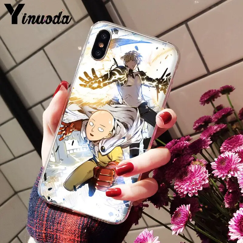 11pro MAX ONE PUNCH MAN TPU Мягкий силиконовый чехол для телефона iPhone 5 5Sx 6 7 7plus 8 8Plus X XS XR |