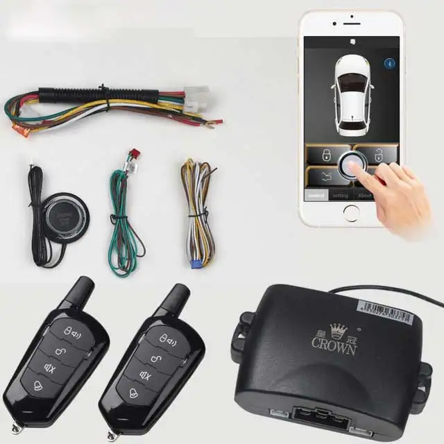 Universal SmartPhone Alarma Auto Remote Car Alarm System Control Kit Passive Central Locking Car Keyless Entry Trunk Button PKE
Universal SmartPhone Alarma Auto Remote Car Alarm System Control Kit Passive Central Locking Car Keyless Entry Trunk Button PKE
