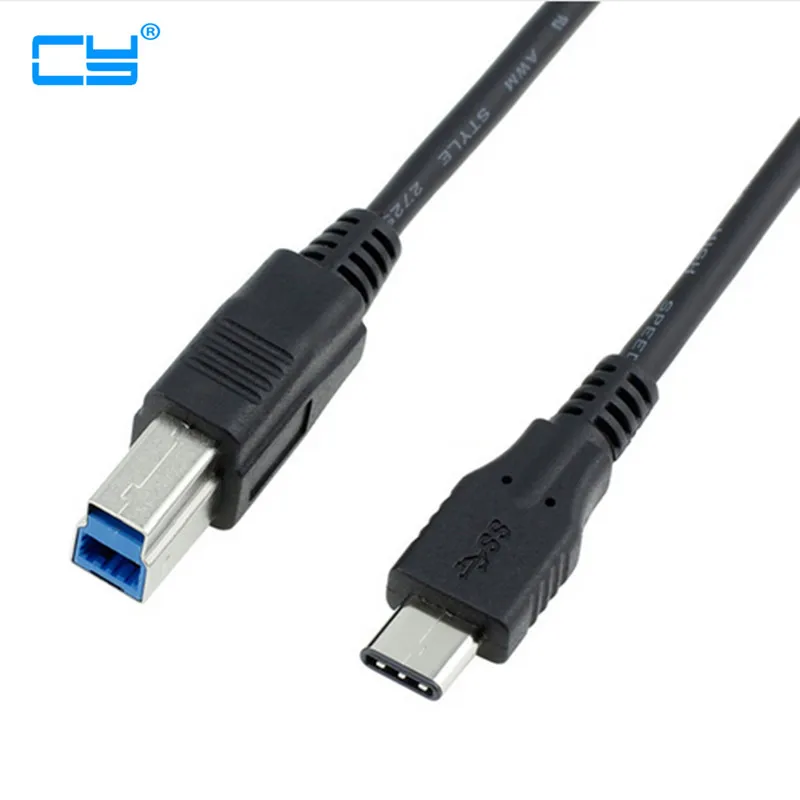 Black Color USB-C USB 3.1 Type C Male Connector to USB Standard B Male Data Cable for Mac book & Laptop
Black Color USB-C USB 3.1 Type C Male Connector to USB Standard B Male Data Cable for Mac book & Laptop