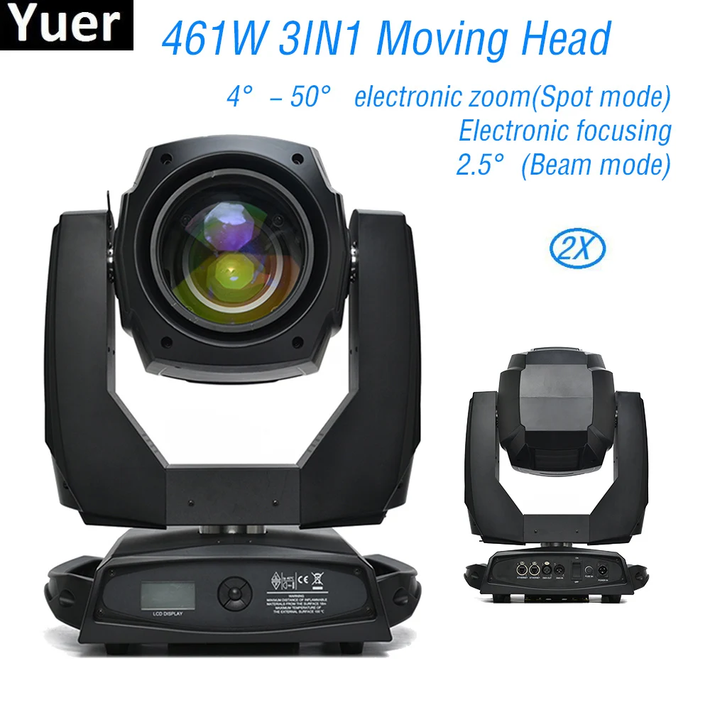 2Pcs/Lot 461W Beam Wash Zoom 3IN1 Moving Head Light Professional DMX512 Sound Party Lights DJ Disco Stage Moving Head Lights
2Pcs/Lot 461W Beam Wash Zoom 3IN1 Moving Head Light Professional DMX512 Sound Party Lights DJ Disco Stage Moving Head Lights