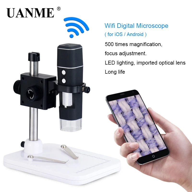 Цифровой микроскоп UANME 10-500X HD с Wi-Fi для IOS/Android, с поддержкой увеличительной камеры, цифровой видеомикроскоп
Цифровой микроскоп UANME 10-500X HD с Wi-Fi для IOS/Android, с поддержкой увеличительной камеры, цифровой видеомикроскоп