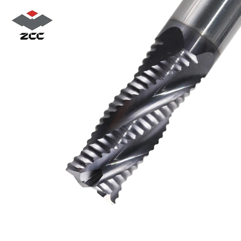 2pcs/lot ZCCCT GM-4W solid tungsten steel 4 flute roughing coated end mills cnc milling cutter for metal rough machining HRC45
2pcs/lot ZCCCT GM-4W solid tungsten steel 4 flute roughing coated end mills cnc milling cutter for metal rough machining HRC45