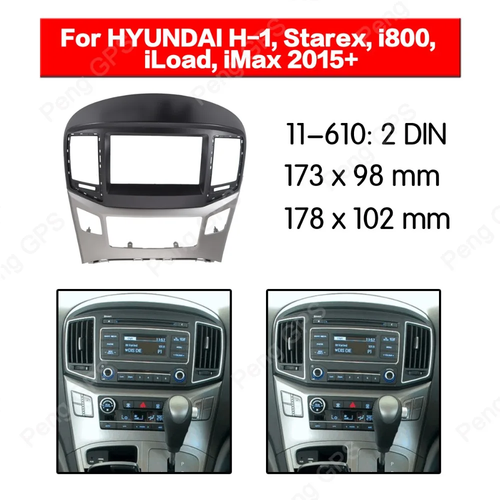 2 din Car Radio stereo Fitting Fascia installation For HYUNDAI H-1 Starex i800 iLoad iMax 2015+ Fascias Mount Panel Bezel Audio
2 din Car Radio stereo Fitting Fascia installation For HYUNDAI H-1 Starex i800 iLoad iMax 2015+ Fascias Mount Panel Bezel Audio