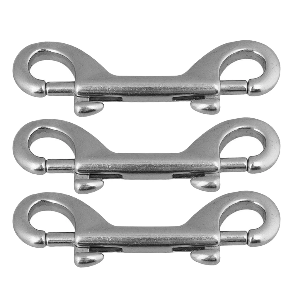 316 Stainless Steel 100mm Double End Bolt Snap Hook Marine Grade Double Ended Snaps Diving Clips Key Ring & Pet Chains Set of 3
316 Stainless Steel 100mm Double End Bolt Snap Hook Marine Grade Double Ended Snaps Diving Clips Key Ring & Pet Chains Set of 3