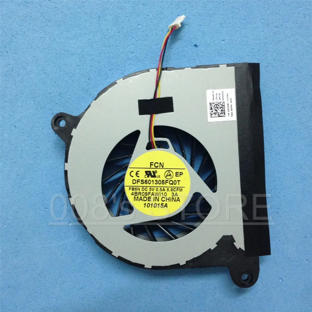 New Laptop CPU Cooling Cooler Fan For Dell Inspiron 17R 5720 7720 3760 17R-5720 By FORCECON DFS601305FQ0T 5V 0.5A DP/N 0D0D6C
New Laptop CPU Cooling Cooler Fan For Dell Inspiron 17R 5720 7720 3760 17R-5720 By FORCECON DFS601305FQ0T 5V 0.5A DP/N 0D0D6C