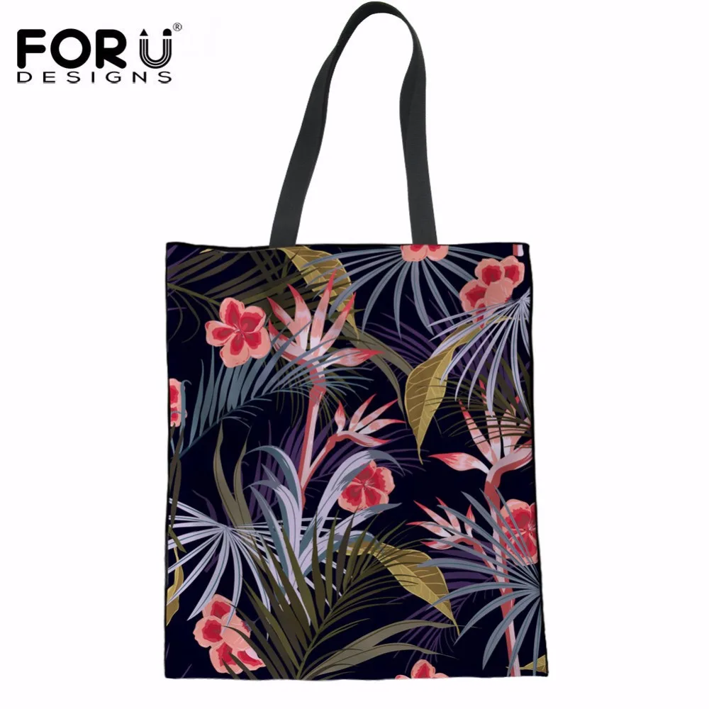 FORUDESIGNS тропический лес, женские сумки для покупок, женские повседневные школьные сумки для хранения
FORUDESIGNS тропический лес, женские сумки для покупок, женские повседневные школьные сумки для хранения