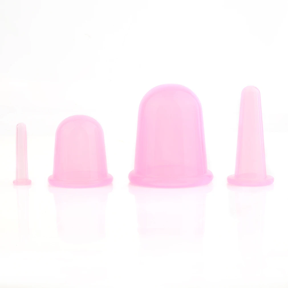 4 pcs/set Silicone Cupping Cup Body Massage Anti Cellulite Silicone Vacuum Cans Massager Health Care For Eye Neck Back Arm Face
4 pcs/set Silicone Cupping Cup Body Massage Anti Cellulite Silicone Vacuum Cans Massager Health Care For Eye Neck Back Arm Face