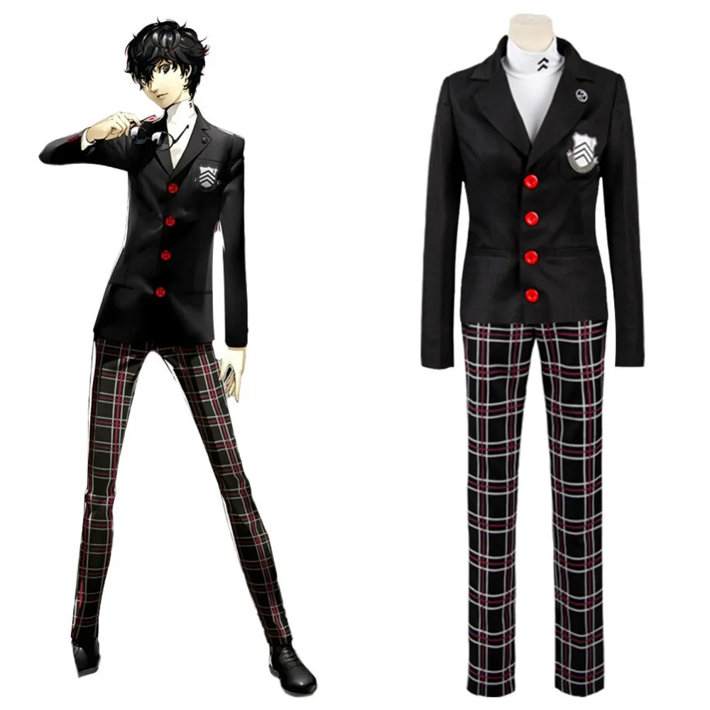 Костюм героя мультфильма Persona 5, костюм для косплея, новый мужской костюм, школьная форма вечерние Блейзер, пальто, клетчатые брюки, полный ко...
Костюм героя мультфильма Persona 5, костюм для косплея, новый мужской костюм, школьная форма вечерние Блейзер, пальто, клетчатые брюки, полный ко...