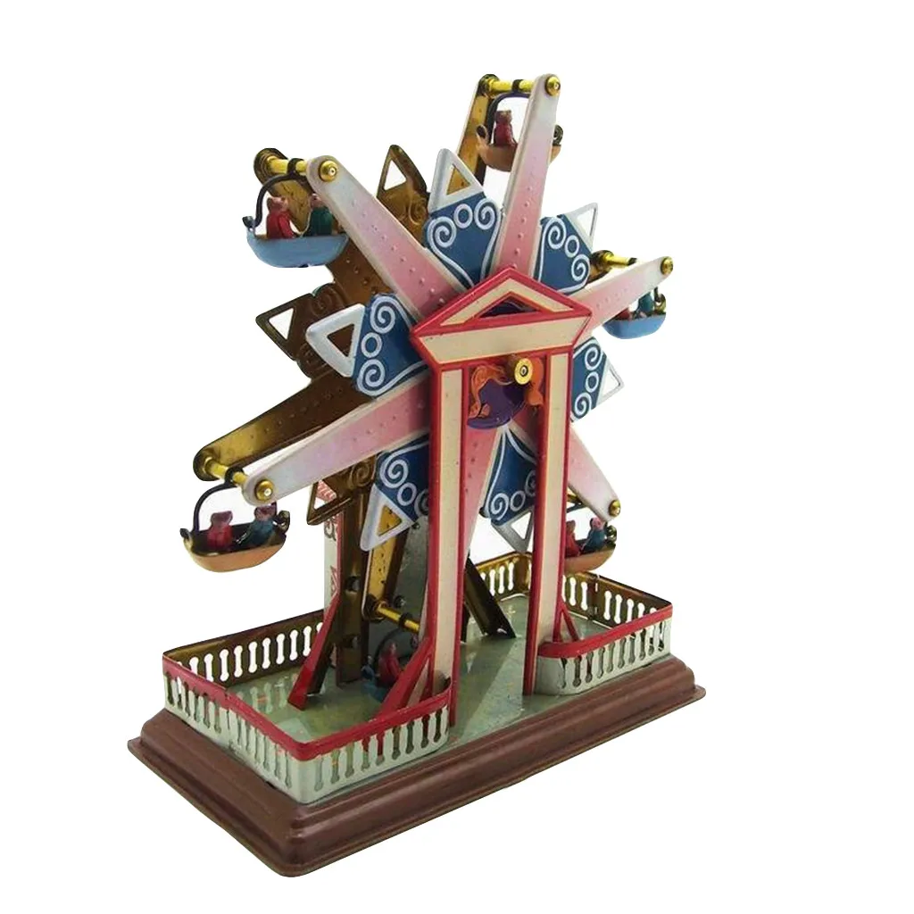 Clockwork Chain Toys sorpresas de cumpleanos infantiles Carousel for Crib Tinplate Nostalgic Photography Prop Retro Ferris Wheel
Clockwork Chain Toys sorpresas de cumpleanos infantiles Carousel for Crib Tinplate Nostalgic Photography Prop Retro Ferris Wheel