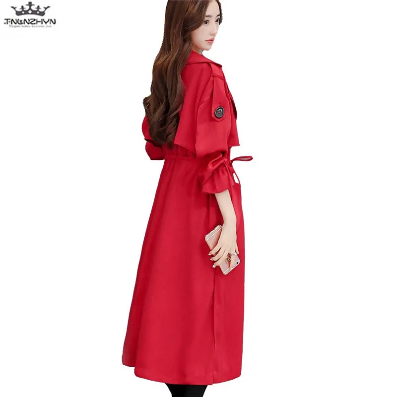 tnlnzhyn 2019 New Spring Women Windbreaker Coat Women Double breasted Trench Coat Female Medium long Outerwear Coats Y926
tnlnzhyn 2019 New Spring Women Windbreaker Coat Women Double breasted Trench Coat Female Medium long Outerwear Coats Y926