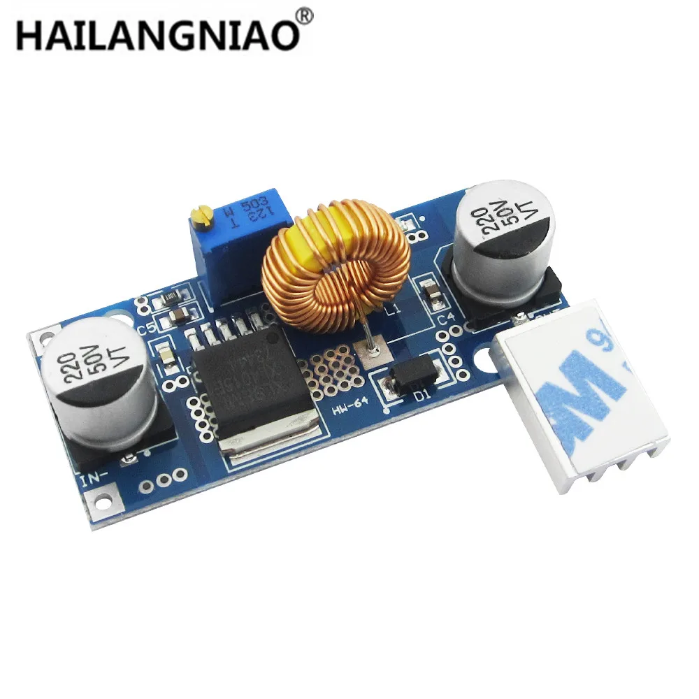 5PCS 5A XL4015 DC-DC Step Down Adjustable Power Supply Module LED Lithium Charger
5PCS 5A XL4015 DC-DC Step Down Adjustable Power Supply Module LED Lithium Charger