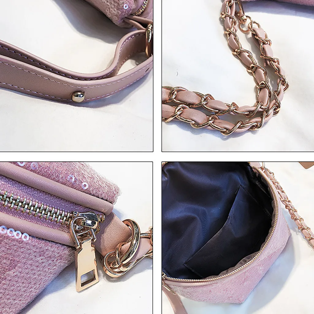 Fashion Ladies Bling Sequins Shoulder Messenger Chest Bag Designer Ladies Hand Shoulder Crossbody Bags for Woman 2019 #7
Fashion Ladies Bling Sequins Shoulder Messenger Chest Bag Designer Ladies Hand Shoulder Crossbody Bags for Woman 2019 #7