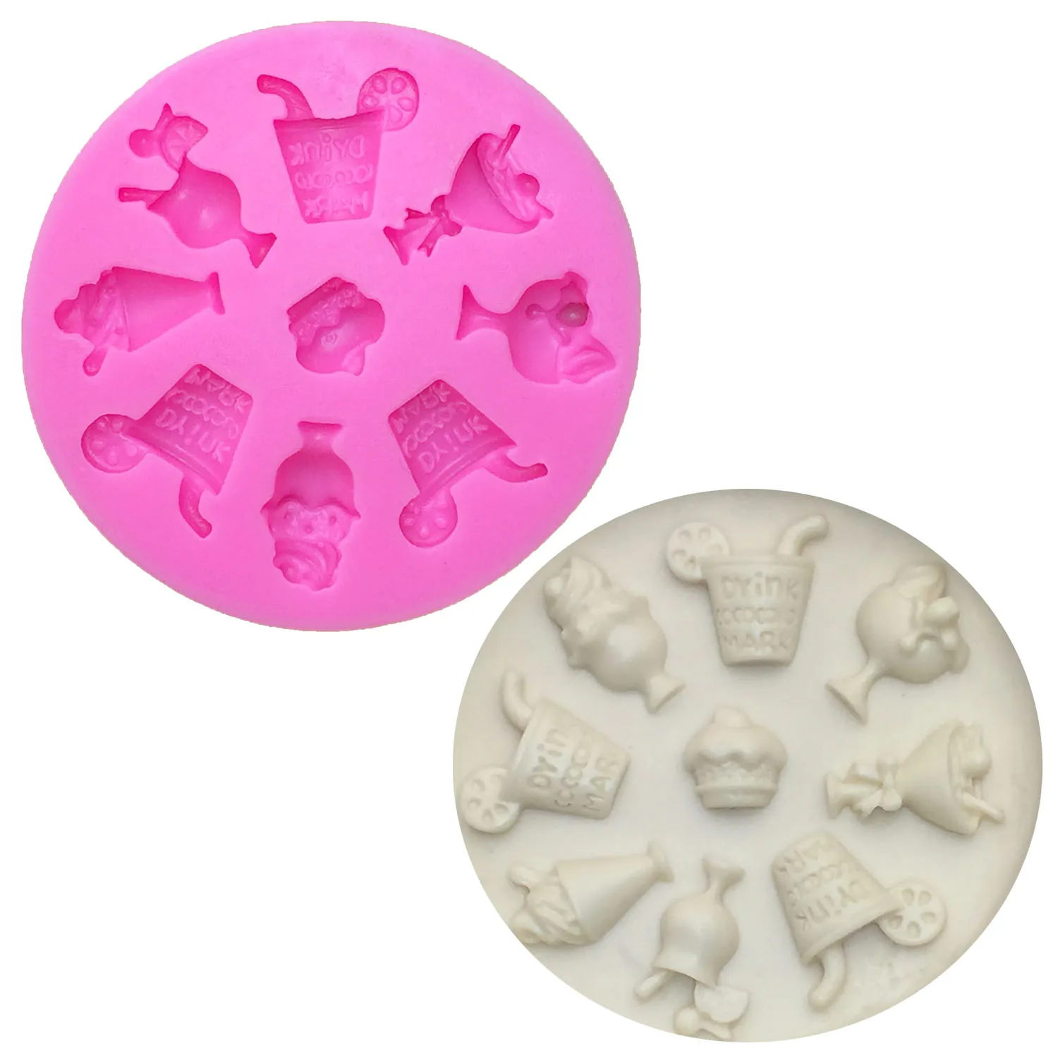 M0430 Mini drinks chocolate Party cake decorating tools DIY baking fondant silicone mold
M0430 Mini drinks chocolate Party cake decorating tools DIY baking fondant silicone mold