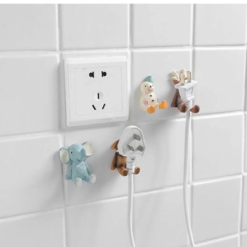 Cartoon Animal Self Adhesive Hook coat hanger Key Hook Hanger Power Plug Socket Holder Decor Hanging Organizer Storage Racks
Cartoon Animal Self Adhesive Hook coat hanger Key Hook Hanger Power Plug Socket Holder Decor Hanging Organizer Storage Racks