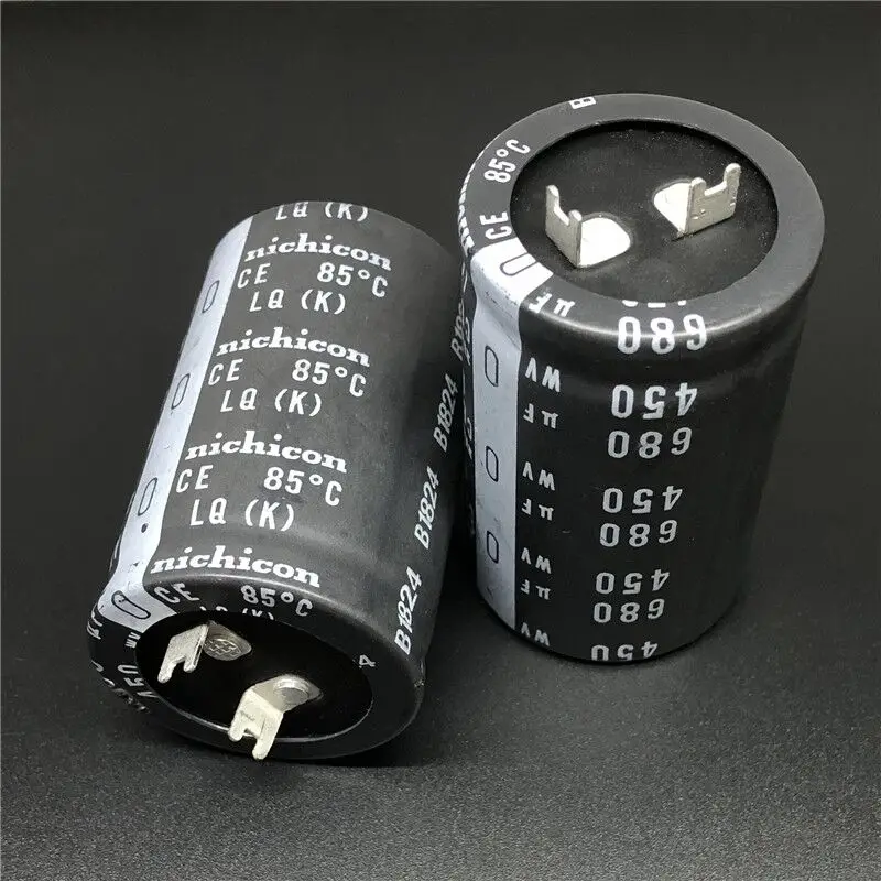 2 шт./10 шт. 680 мкФ 450 в Nichicon LQ 35x55 мм 450V680uF оснастки PSU конденсатор|Конденсаторы| |