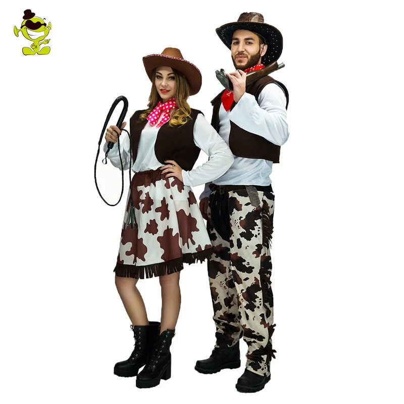 New Fashion Adult Western Cowboy Costume And Cowgirl Costume Cowgirl Cowboy Couple Costumes Lovers Cosplay Outfits
New Fashion Adult Western Cowboy Costume And Cowgirl Costume Cowgirl Cowboy Couple Costumes Lovers Cosplay Outfits