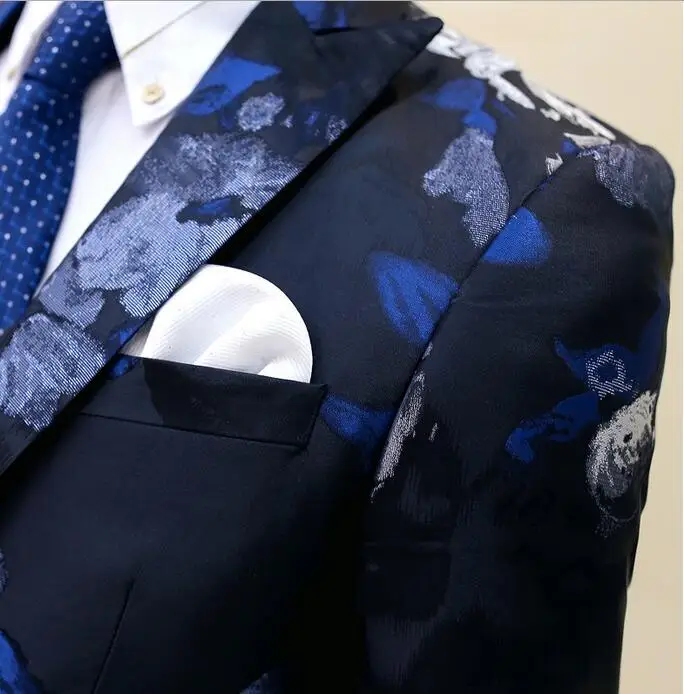 Loldeal 2018 Fashion Custom Wedding Dress Mens Italian Suit Floral Blazer Masculino Casual Suits Slim Fit Tuxedo Red Yellow Blue
Loldeal 2018 Fashion Custom Wedding Dress Mens Italian Suit Floral Blazer Masculino Casual Suits Slim Fit Tuxedo Red Yellow Blue