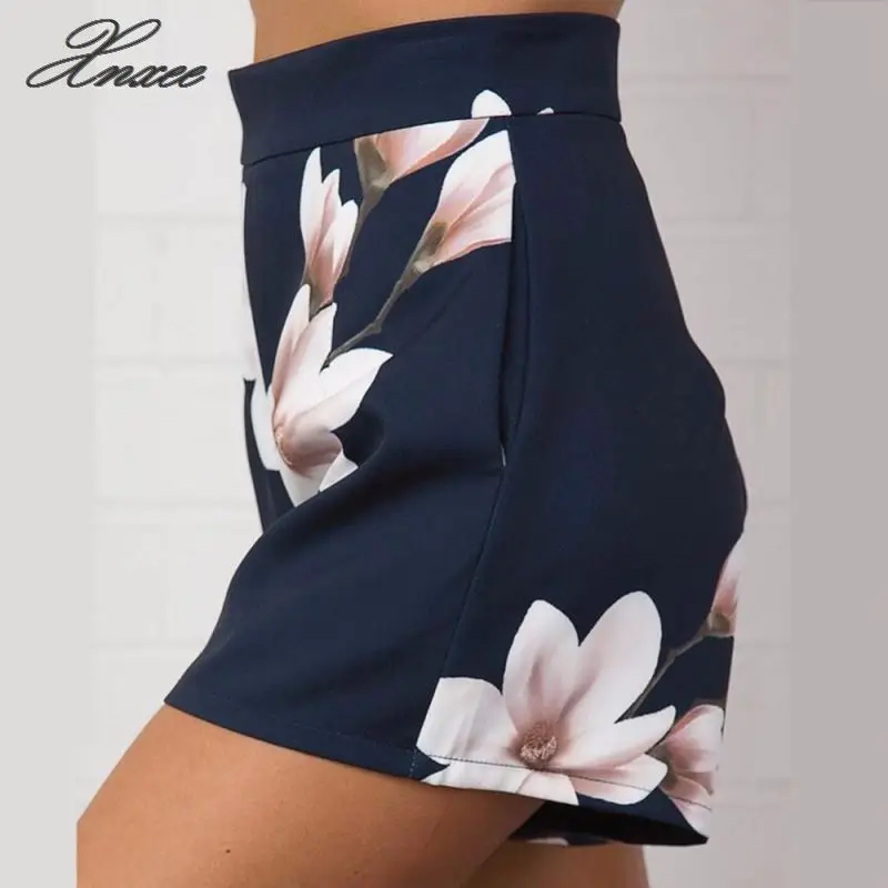 Ladies Beach Mini Shorts S-XL Size 2020 New Navy Blue Floral Print Women Shorts Summer High Waist Casual Pockets Zipper Back
Ladies Beach Mini Shorts S-XL Size 2020 New Navy Blue Floral Print Women Shorts Summer High Waist Casual Pockets Zipper Back