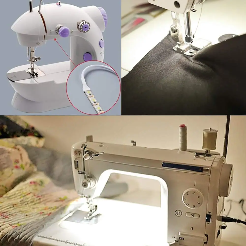 Sewing Machine LED Light Waterproof 50cm 30leds led Strip Lighting kit with Touch Dimmer and USB Power Fits All Sewing Machines 
Sewing Machine LED Light Waterproof 50cm 30leds led Strip Lighting kit with Touch Dimmer and USB Power Fits All Sewing Machines
