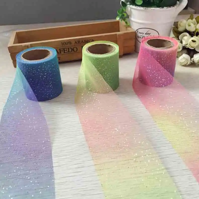 grosgrain Gradient color gauze ribbon satin sewing bias ribbon for handicrafts DIY for wedding car knot team bride decoration
grosgrain Gradient color gauze ribbon satin sewing bias ribbon for handicrafts DIY for wedding car knot team bride decoration
