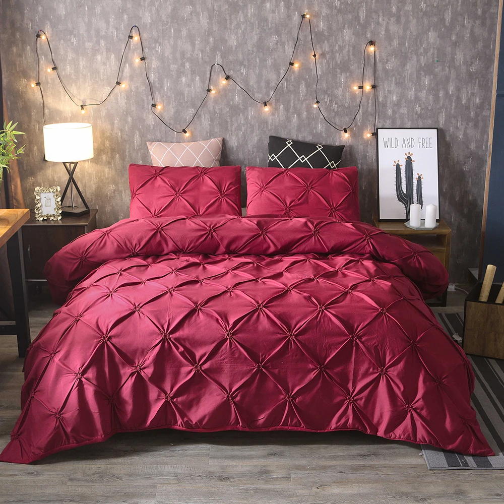 2021 Luxury Quilt Cover Set Pinch Pleat White/Black/Grey/Red/Blue Bedding Sets Twin/Full/Queen/King Size (No Filling,No Sheet)
2021 Luxury Quilt Cover Set Pinch Pleat White/Black/Grey/Red/Blue Bedding Sets Twin/Full/Queen/King Size (No Filling,No Sheet)
