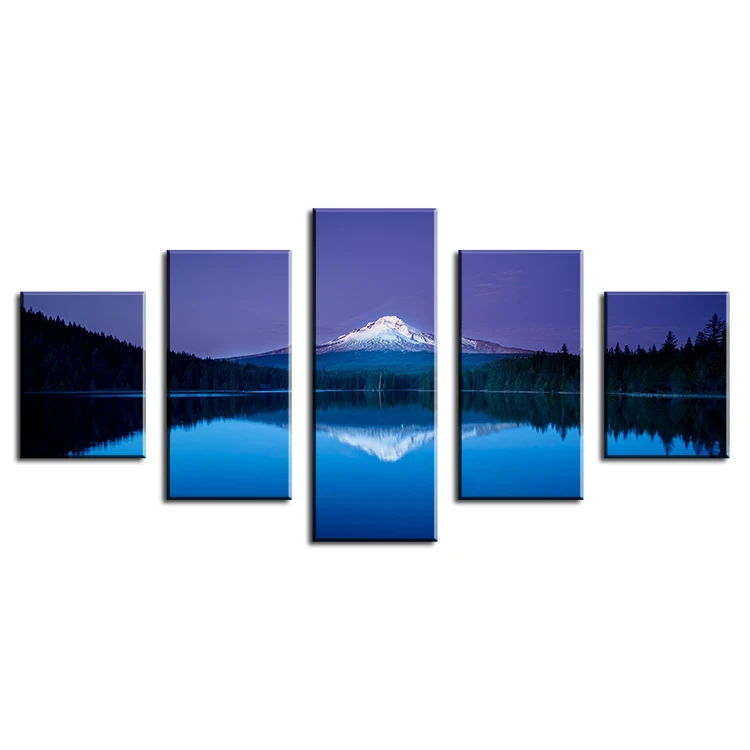 5 Piece mountain lake reflection Modern Home Wall Decor Canvas Picture Art Print WALL Painting Arts Unframed
5 Piece mountain lake reflection Modern Home Wall Decor Canvas Picture Art Print WALL Painting Arts Unframed