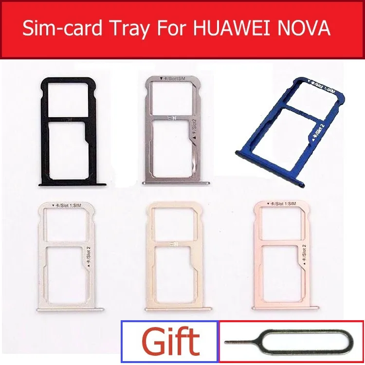 

Лоток для Sim и Micro SD карт для Huawei NOVA CAN-L01 L02, L03, L11, L12, L13, Разъем для карты памяти и SIM-карты, держатель, адаптер, запасные части