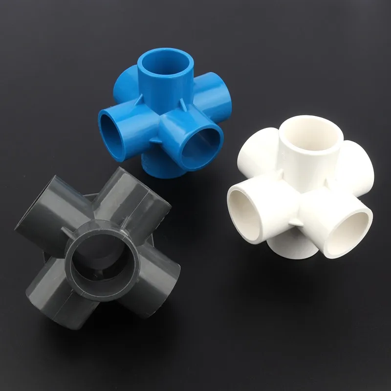 1pc 25mm PVC Joints 6ways Stereo Greenhouse Irrigation System Pipe Fittings Aquarium Tank Tube Adapter Garden Water Connectors
1pc 25mm PVC Joints 6ways Stereo Greenhouse Irrigation System Pipe Fittings Aquarium Tank Tube Adapter Garden Water Connectors
