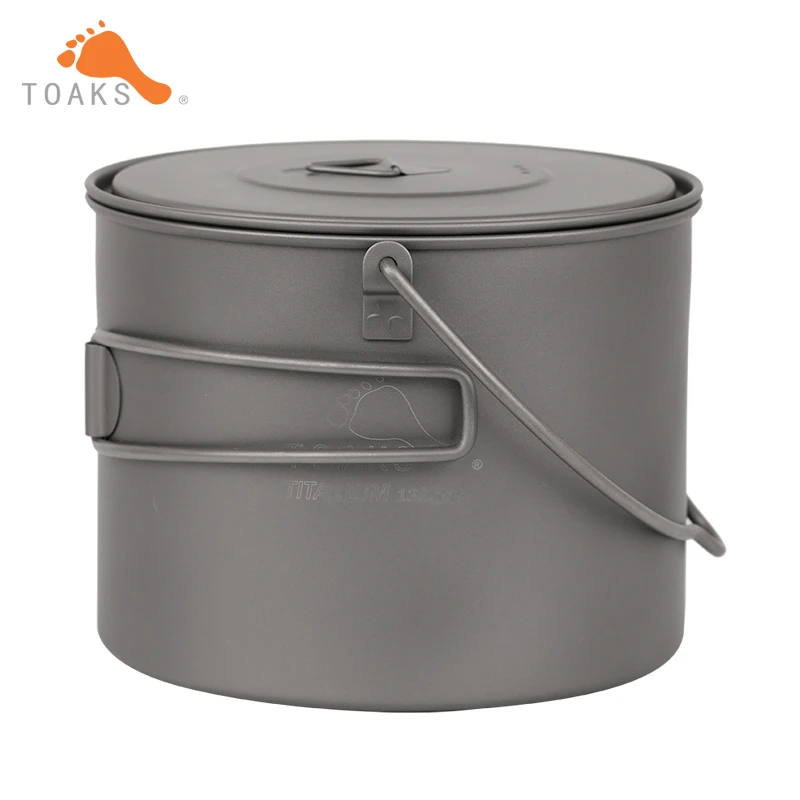 Подвесная кастрюля TOAKS из POT-1300-BH титана, с ручкой под залог, для кемпинга, пикника, сверхлегкая, для использования на улице
Подвесная кастрюля TOAKS из POT-1300-BH титана, с ручкой под залог, для кемпинга, пикника, сверхлегкая, для использования на улице