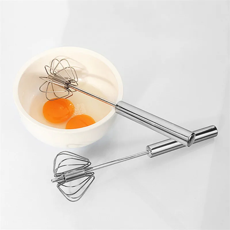 CTREE 1PC Stainless Steel Semi-automatic Eggbeater Manual Rotating Blender Cream Agitator Thick And Durable Kitchen Tool C174
CTREE 1PC Stainless Steel Semi-automatic Eggbeater Manual Rotating Blender Cream Agitator Thick And Durable Kitchen Tool C174
