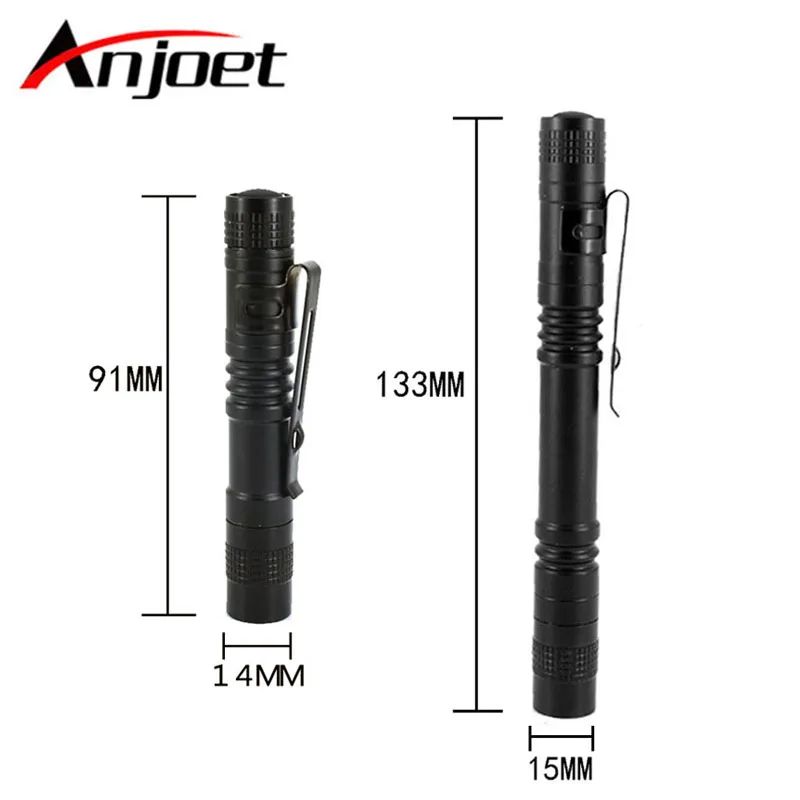 

Anoet 800LM Lamp XPE-R3 LED Mini Flashlight Ultra Bright Handy Penlight Torch Pocket Portable 1 Mode Lantern For Camping Outdoor