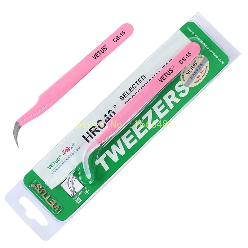 10pcs/lot Vetus Brand Professional tweezers beauty tools planting grafted eyelashes stainless steel tweezers pink
10pcs/lot Vetus Brand Professional tweezers beauty tools planting grafted eyelashes stainless steel tweezers pink