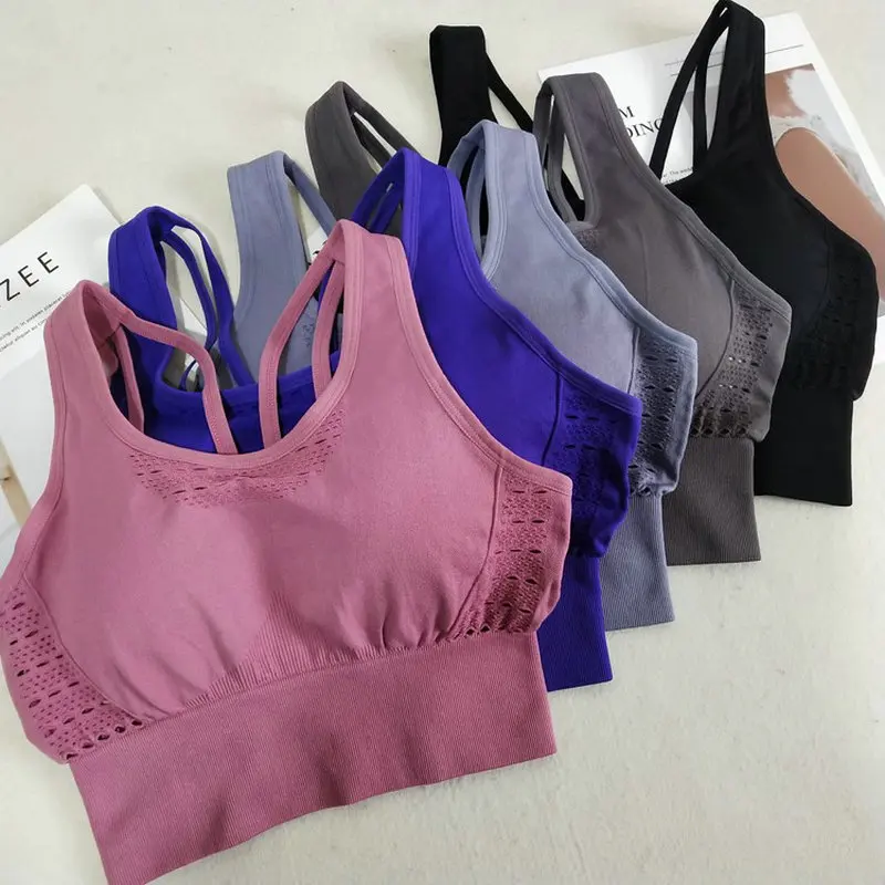 Energy Seamless Sports Bra Yoga Bra Back Cross Strappy With Removable Pads Brassiere Running Sport Woman Fitness Top Active Wear
Energy Seamless Sports Bra Yoga Bra Back Cross Strappy With Removable Pads Brassiere Running Sport Woman Fitness Top Active Wear