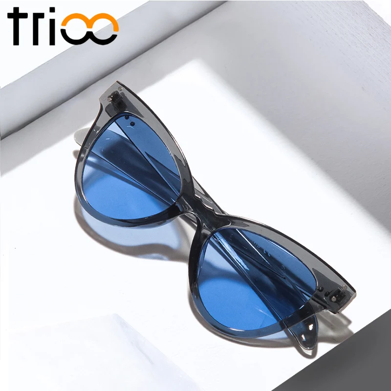 TRIOO Vintage Small Cat Eye Women Sunglasses Retro Style Clear Color Shades Female High Fashion Narrow Transparent Sun Glasses
TRIOO Vintage Small Cat Eye Women Sunglasses Retro Style Clear Color Shades Female High Fashion Narrow Transparent Sun Glasses