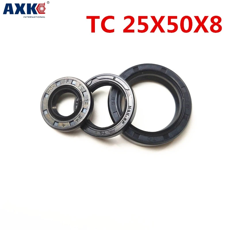 10pcs/NBR Shaft Oil grease Seal TC-25*50*8 Rubber Covered Double Lip With Garter Spring
10pcs/NBR Shaft Oil grease Seal TC-25*50*8 Rubber Covered Double Lip With Garter Spring