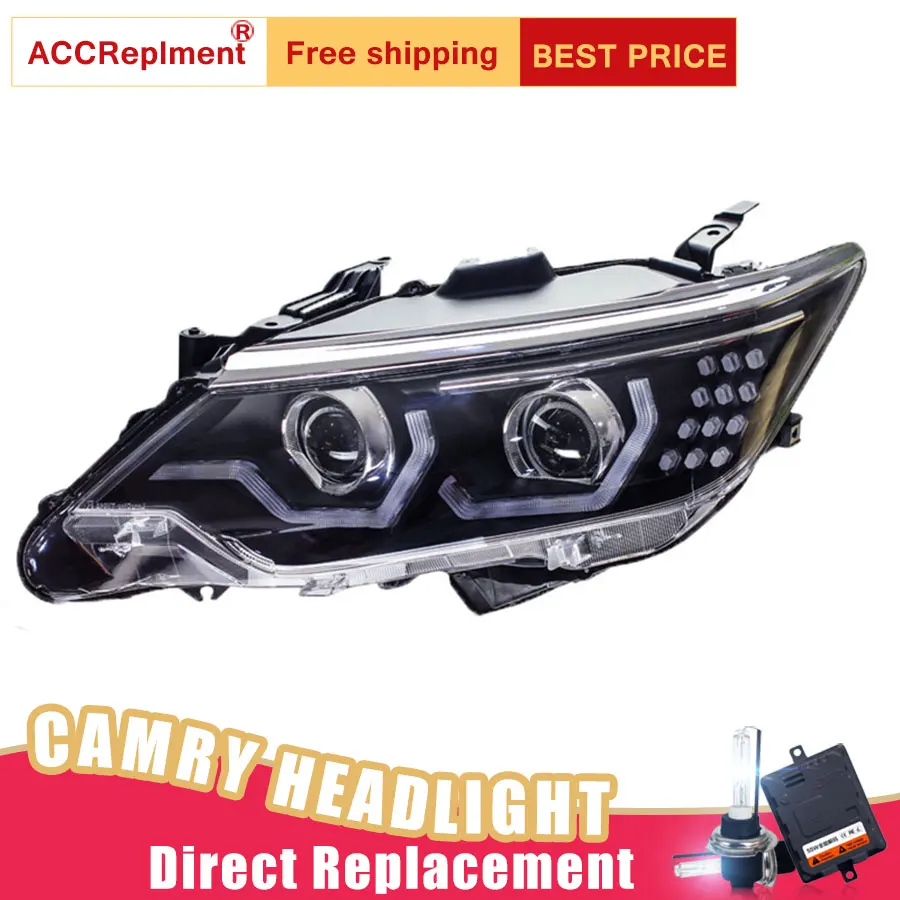 2Pcs LED Headlights For 2015-2017 Toyota Camry LED car lights Angel eyes xenon HID KIT Fog lights LED Daytime Running Lights
2Pcs LED Headlights For 2015-2017 Toyota Camry LED car lights Angel eyes xenon HID KIT Fog lights LED Daytime Running Lights