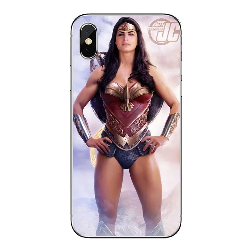 Для iPod Touch iPhone 4 4S 5 5S 5C SE 6 S 7 8 X XR XS плюс MAX винтаж поп-арт женщин сексуальная Wonder Woman